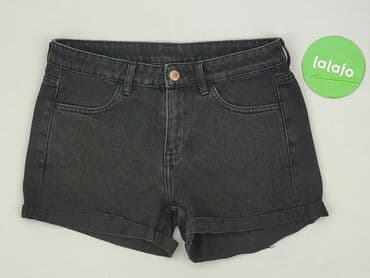 hm krótkie spodenki czarne: H&M, Szorty damskie, rozmiar S — 2