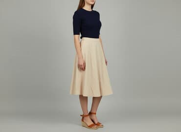 spódnice zamszowa rozkloszowane: Spódnica damska, rozmiar S — 1