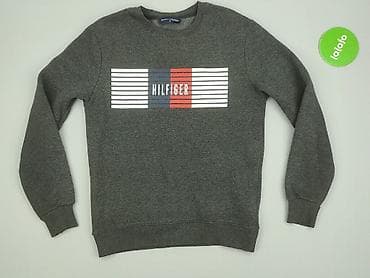 bluza czerwona: Tommy Hilfiger, Bluza dla mężczyzn, rozmiar S — 2