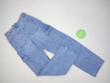 cargo pull and bear: Denim, Spodnie cargo damskie, rozmiar S — 3