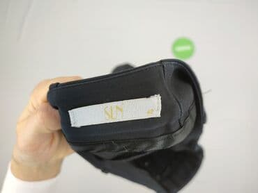 czarne legginsy push up legginsy podkreślające pośladki: Spodnie materiałowe damskie, M — 4