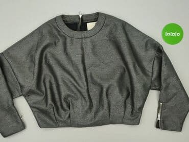 bluzki nietoperz plus size: White, Top damski, rozmiar L — 2