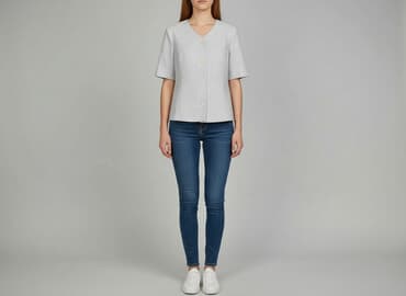 szara bluza: Bluzka damska, rozmiar S — 6