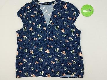 niebieska bluza h: Reserved, Bluzka damska, rozmiar 3XL — 2