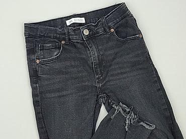 top zara basic: Spodnie jeansowe, Zara, 12 lat, 152, stan - Bardzo dobry — 1
