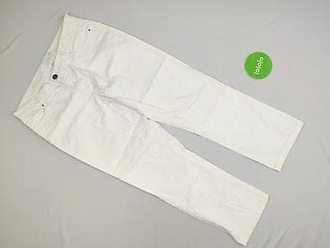 biale materialowe spodnie: Spodnie materiałowe damskie, rozmiar M — 2