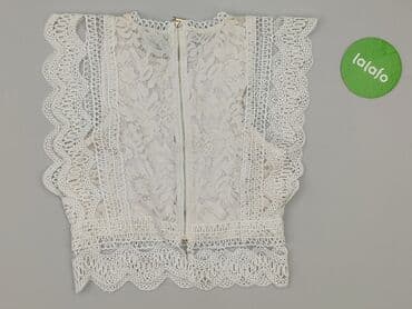 bluzka z aplikacją h: Top damski, S — 3