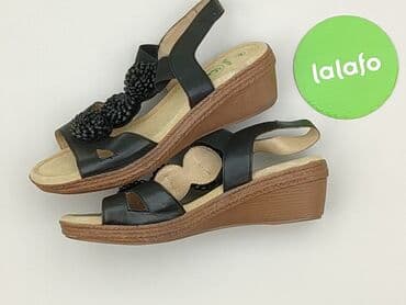 crocs czarne ccc: Sandały damskie, 39 — 6