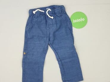 pluszowa kurtka z kapturem: Sweatpants, H&M, 12-18 months, condition - Very good — 2