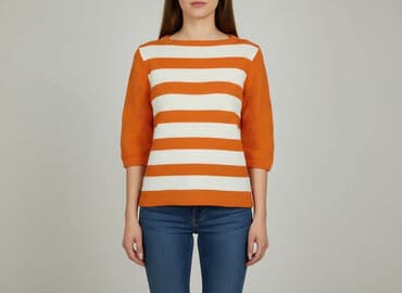 sweter w paski: Sweter damski, rozmiar L — 6