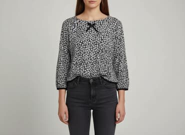 granatowa bluza: Imię, Bluzka damska, rozmiar S — 6