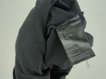 czarne t shirty w serek: H&M, T-shirt damski, rozmiar S — 6