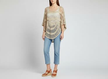 klapki hermes ccc: Stradivarius, Ponczo damskie, rozmiar M — 6