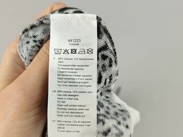 sweter piórkowy na drutach: Bluzka damska, rozmiar S — 5