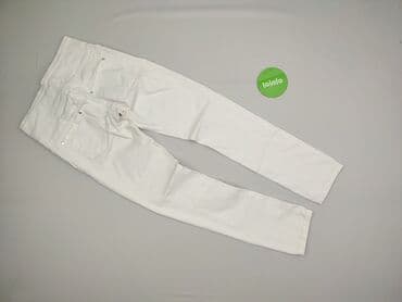 biale szerokie jeansy: Janina, Jeansy damskie, rozmiar M — 3