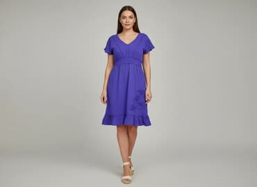 c a sukienki bawełniane: Sukienka damska, rozmiar S — 1