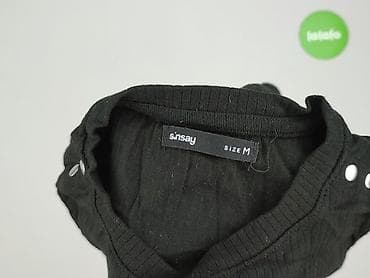 pull and bear bluza czarna: Sinsay, T-shirt damski, rozmiar M — 4