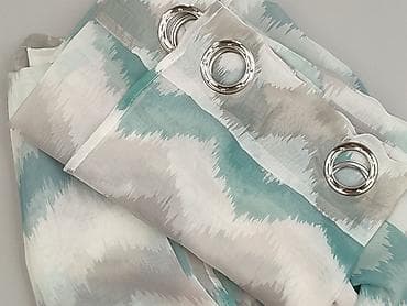 kieliszki: Zasłony na przelotkach – lekki woal, wzór zygzak - Typ: para zasłon — 1