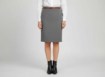 szara spódniczka jeansowe: Spódnica damska, rozmiar L — 6