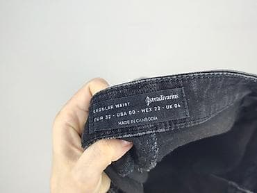 black squad future: Stradivarius, Jeansy damskie, rozmiar 2XS — 4