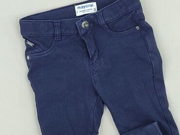 czapki z daszkiem dla dziewczynki marc jacobs: Spodnie jeansowe, Mayoral, 1.5-2 lat, 92, stan - Idealny — 1