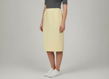 spódniczka midi z rozcięciem: Spódnica damska, rozmiar L — 1