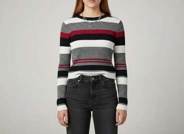 h m sweter w paski: H&M Divided, Sweter damski, rozmiar S — 7
