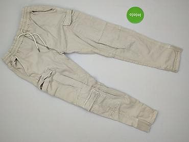 czarne cargo pull and bear: FSBN, Spodnie dla mężczyzn, rozmiar S — 3