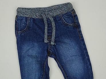 cropp top: Spodnie jeansowe, F&F, 6-9 miesięcy, stan - Idealny — 1