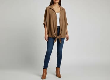 ubrania z meksyku: Ponczo damskie, rozmiar One size — 5