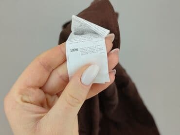 koszulka w paski reserved: Spodnie materiałowe damskie, L — 6