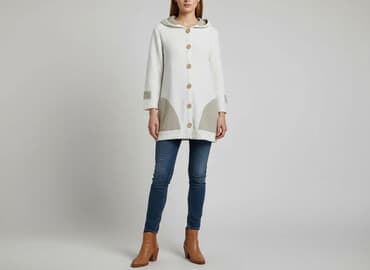 akryl ubrania: Kardigan damski, rozmiar M — 1