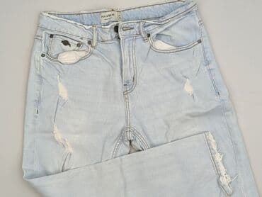 spodnie materialowe pull and bear: PULL&BEAR, Jeansy damskie, rozmiar XL — 1