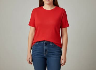 sukienka h m czerwona: H&M, T-shirt damski, rozmiar XL — 6