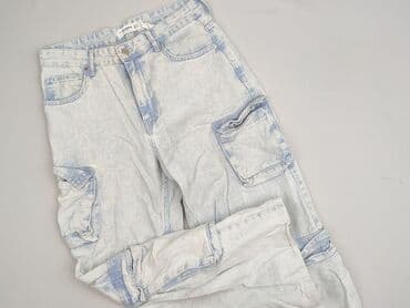 cargo house: PULL&BEAR, Spodnie cargo damskie, rozmiar S — 1