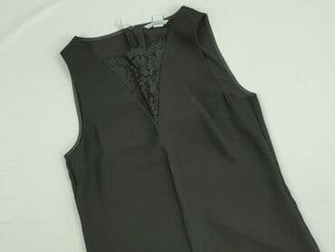 czarna bluzka koronkowa zara: H&M, Tunika damska, rozmiar M — 1