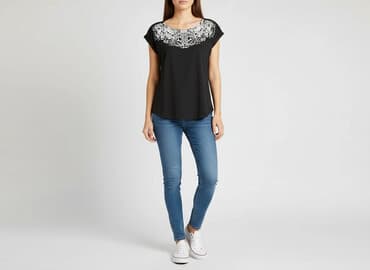 bluzka z dekoltem sinsay: Sinsay, Bluzka damska, rozmiar XS — 1