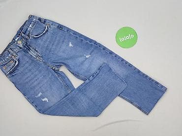 baleriny c a: Spodnie jeansowe, Zara, 8 lat, 128, stan - Bardzo dobry — 2
