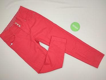 jeansy drill: Spodnie materiałowe damskie, rozmiar L — 2