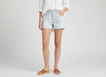 krótkie spodenki jeansowe hm: H&M, Szorty damskie, rozmiar S — 7