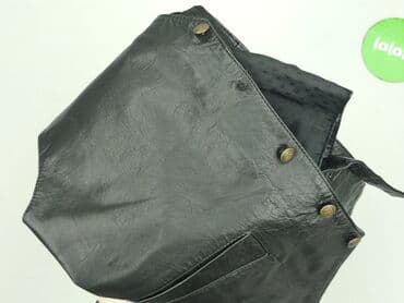 kurtki skorzane zara: Męska kamizelka skórzana - Materiał: prawdziwa skóra (etykieta “Real — 6