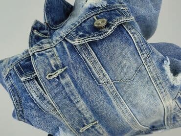 dopasowany top z długim rękawem: Dziecięca kurtka jeansowa, 8 lat, 122-128 cm, stan - Idealny — 6