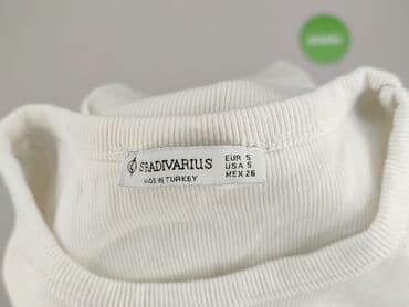 Kobiety: Stradivarius, T-shirt damski, rozmiar S — 4