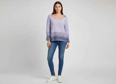 sweter w chmurki reserved: Suncoo, Sweter damski, rozmiar S — 7