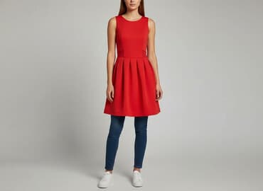 czerwona sukienka cropp: Cropp, Sukienka damska, rozmiar XS — 6