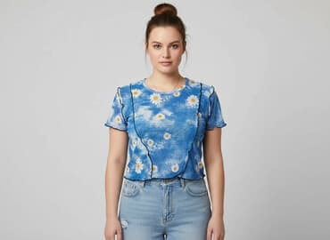 koszula hawajska c a: Sinsay, T-shirt damski, rozmiar XL — 6