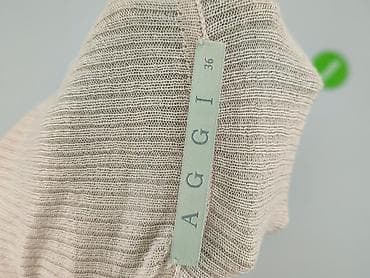 bialy sweter: AGGI, Golf damski, rozmiar S — 4
