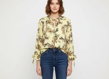 żółte bluzki z krótkim rękawem: Bluzka damska, rozmiar S — 6