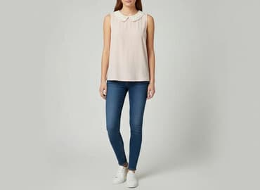 sweter z transparentnymi rękawami: Atmosphere, Bluzka damska, rozmiar M — 6