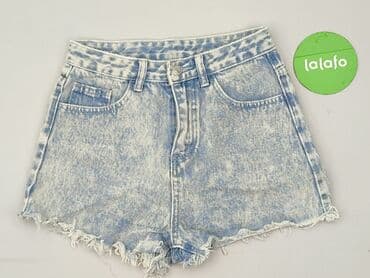 woskowane jeansy z wysokim stanem: Shein, Szorty damskie, rozmiar XS — 2